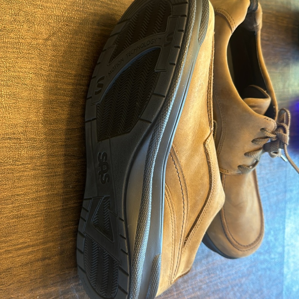 SAS Men's Move On Lace Up Brown Sz  9 1/2 Comfort Shoe like new in original box - Picture 5 of 10